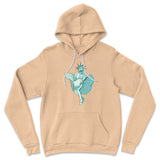 Statue Of Liberty Marilyn Monroe Hoodie in Heather Sand Dune color