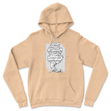 Debt Atlas Hoodie in Heather Sand Dune color