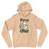 Potter Otter Hoodie in Heather Sand Dune color