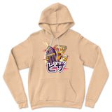 Pizza Kong Hoodie in Heather Sand Dune color