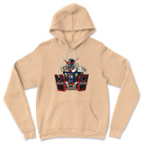 Sleepy Robot Hoodie in Heather Sand Dune color