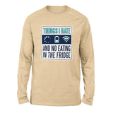 Things I Hate Men/Unisex Drop Shoulder Sweatshirt in Heather Sand Dune color