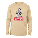 Change Luck Monopoly Parody Men/Unisex Drop Shoulder Sweatshirt in Heather Sand Dune color