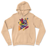 Dogvengers Hoodie in Heather Sand Dune color