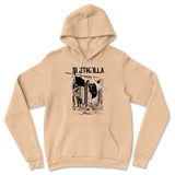 Slothzilla Hoodie in Heather Sand Dune color