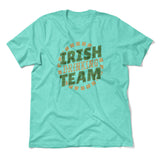 Irish Drinking Team Men/Unisex T-Shirt in Heather Sea Green color