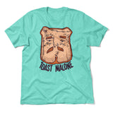 Toast Malone Men/Unisex T-Shirt in Heather Sea Green color