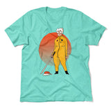 Kill Bill Mrs.santa Men/Unisex T-Shirt in Heather Sea Green color