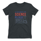 A Moment Of Science Please Womens T-Shirt in Heavy Metal color