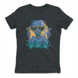 Alien Joint Womens T-Shirt in Heavy Metal color