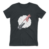 Creation Of Adam - Motorcycle Womens T-Shirt in Heavy Metal color