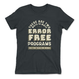 How Many Ways To Write Error Free Programs Womens T-Shirt in Heavy Metal color