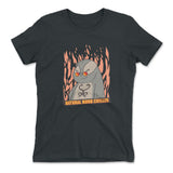 Natural Born Chiller Womens T-Shirt in Heavy Metal color