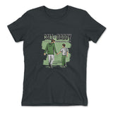Call Of Daddy Womens T-Shirt in Heavy Metal color