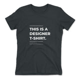 Designer Tshirt Womens T-Shirt in Heavy Metal color