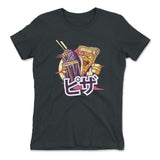 Pizza Kong Womens T-Shirt in Heavy Metal color