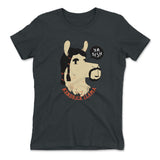 Kendrick Llama Womens T-Shirt in Heavy Metal color
