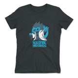 Master Hedgehog Womens T-Shirt in Heavy Metal color