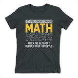 Why I Stopped Understanding Math Womens T-Shirt in Heavy Metal color