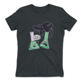 I Think You're Overreacting Womens T-Shirt in Heavy Metal color