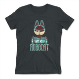 Robocat Womens T-Shirt in Heavy Metal color