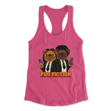 Pug Fiction Womens Racerback Tank
