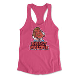 Roast Malone Womens Racerback Tank in Hot Pink color
