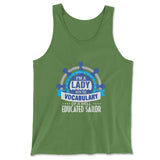I'm A Lady With A Vocabulary Of A Well Educated Sailor Men/Unisex Tank in Leaf color