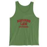 Harvard Law, Just Kidding Men/Unisex Tank in Leaf color