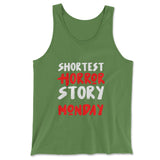 Shortest Horror Story - Monday Men/Unisex Tank in Leaf color