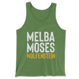 Melba Moses Wolfenstein Men/Unisex Tank in Leaf color