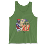 Oh Sam Can You See Men/Unisex Tank in Leaf color