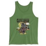 The Catalorian Men/Unisex Tank in Leaf color