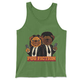 Pug Fiction Men/Unisex Tank in Leaf color