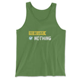 To Do List, Nothing Men/Unisex Tank in Leaf color