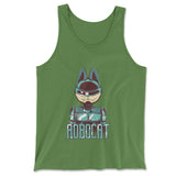 Robocat Men/Unisex Tank in Leaf color