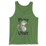 Potter Otter Men/Unisex Tank in Leaf color