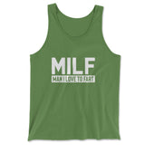 MILF - Man I Love To Fart Men/Unisex Tank in Leaf color