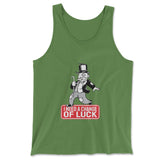 Change Luck Monopoly Parody Men/Unisex Tank in Leaf color