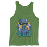Alien Joint Men/Unisex Tank in Leaf color
