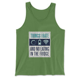 Things I Hate Men/Unisex Tank in Leaf color