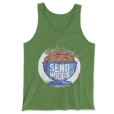 Send Noods Men/Unisex Tank in Leaf color