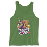 Pizza Kong Men/Unisex Tank in Leaf color