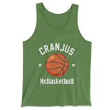 Cranjus Mcbasketball Men/Unisex Tank in Leaf color