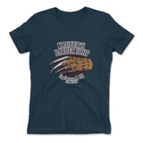 Krugers Barbershop Womens T-Shirt in Midnight Navy color