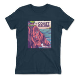 Coast Malone Womens T-Shirt in Midnight Navy color