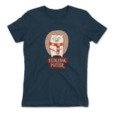 Hedge Hog Potter Womens T-Shirt in Midnight Navy color
