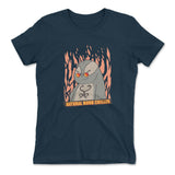 Natural Born Chiller Womens T-Shirt in Midnight Navy color