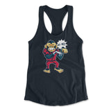 Dancing Monkey Jackson Womens Racerback Tank in Midnight Navy color