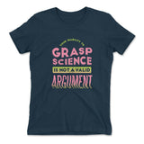 Not A Valid Argument Womens T-Shirt in Midnight Navy color